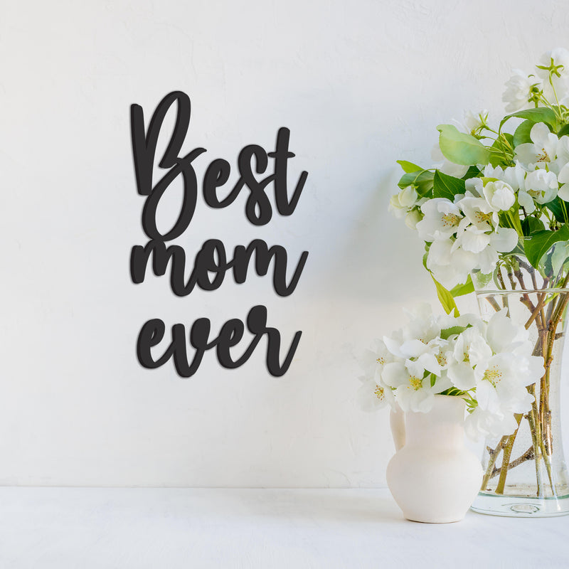 Letras decorativas para living Best Mom ever