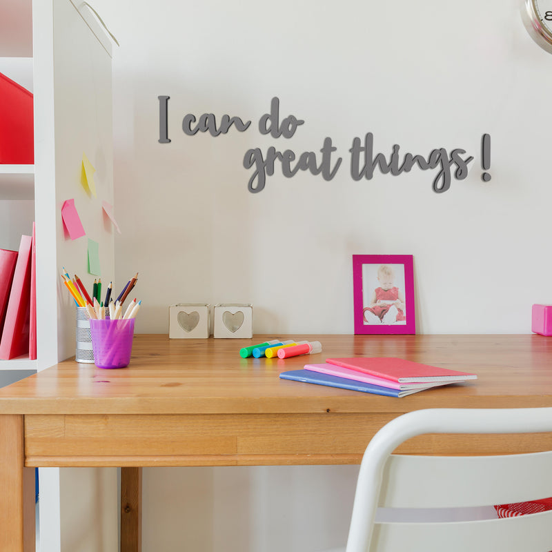 Letras decorativas I can do Great Things! MDF