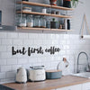 letras decorativas para cocinas but first, coffee